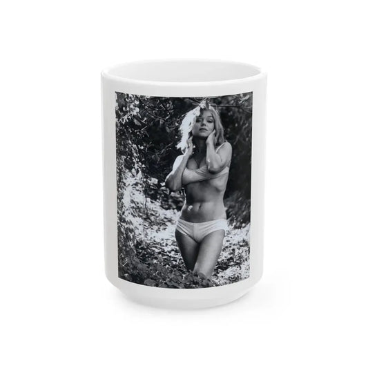 Yvette Vickers #62 (Vintage Female Icon) White Coffee Mug 15oz - Go Mug Yourself