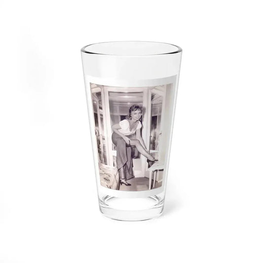 Yvette Vickers #64 (Vintage Female Icon) Pint Glass 16oz 16oz - Go Mug Yourself