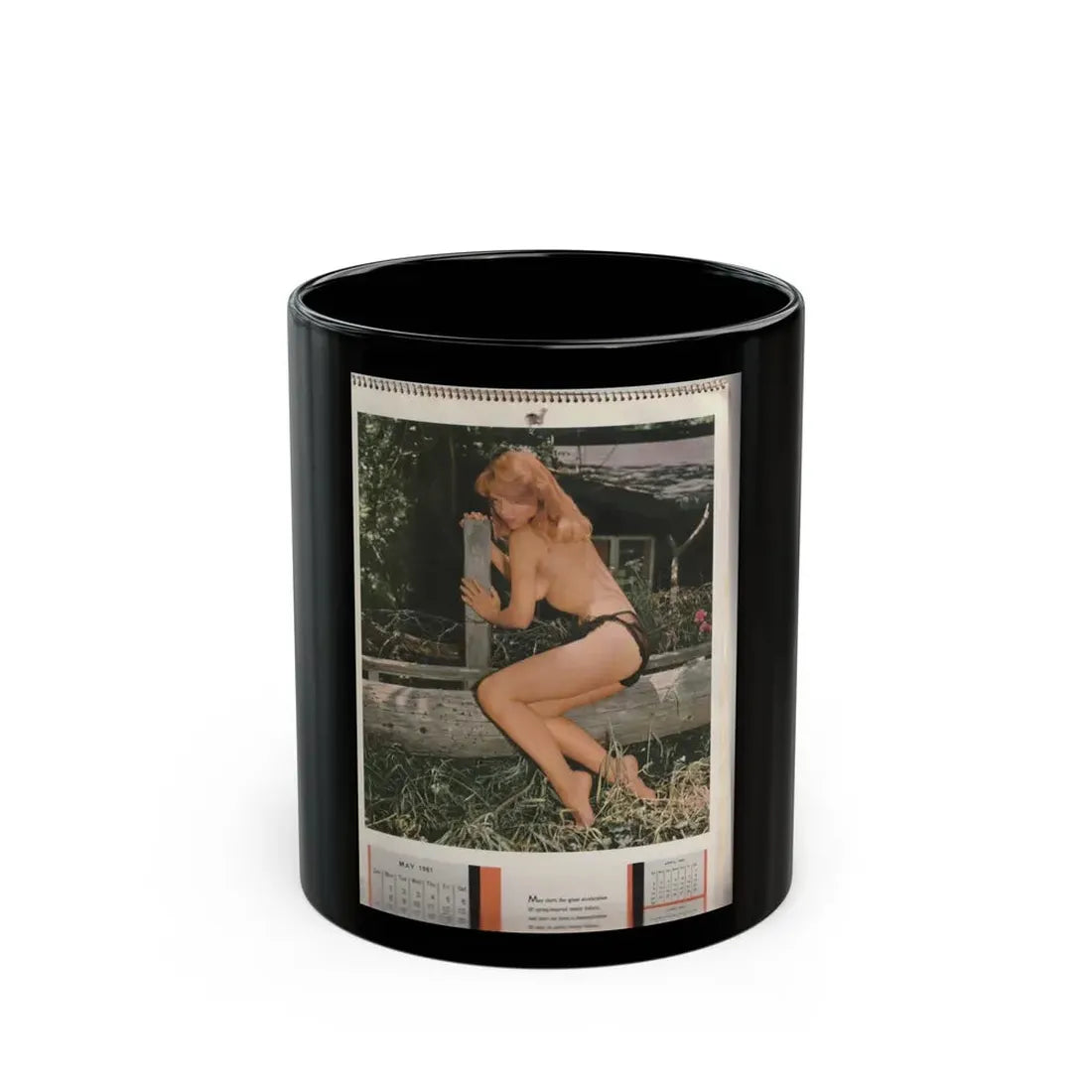 Yvette Vickers #65 (Vintage Female Icon) Black Coffee Mug 11oz - Go Mug Yourself