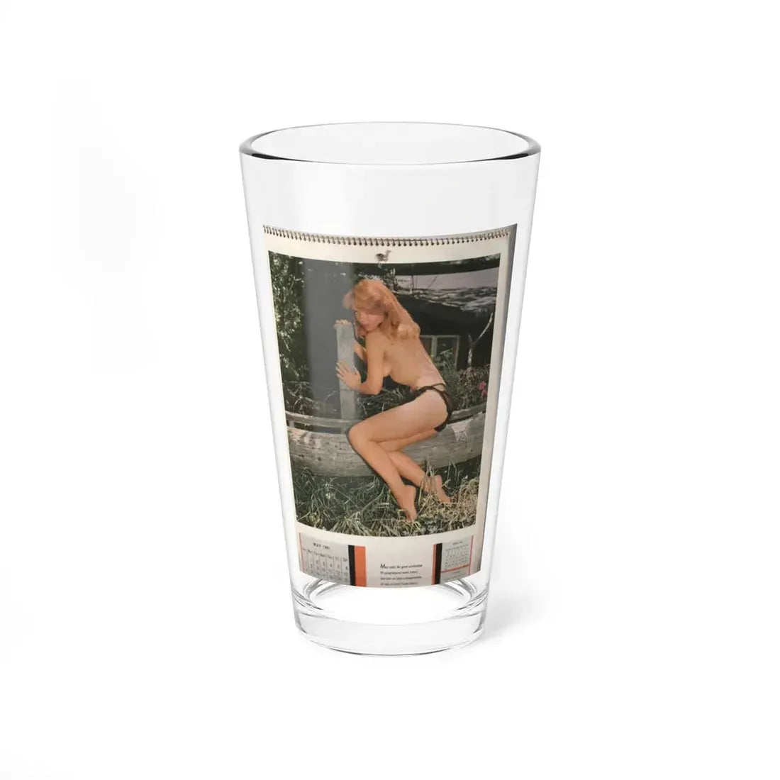 Yvette Vickers #65 (Vintage Female Icon) Pint Glass 16oz 16oz - Go Mug Yourself