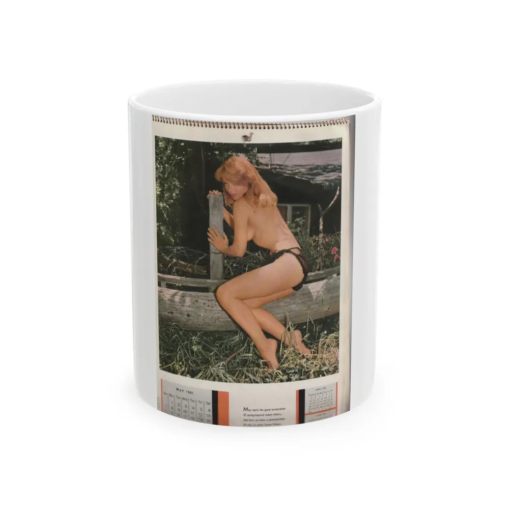 Yvette Vickers #65 (Vintage Female Icon) White Coffee Mug-11oz-Go Mug Yourself