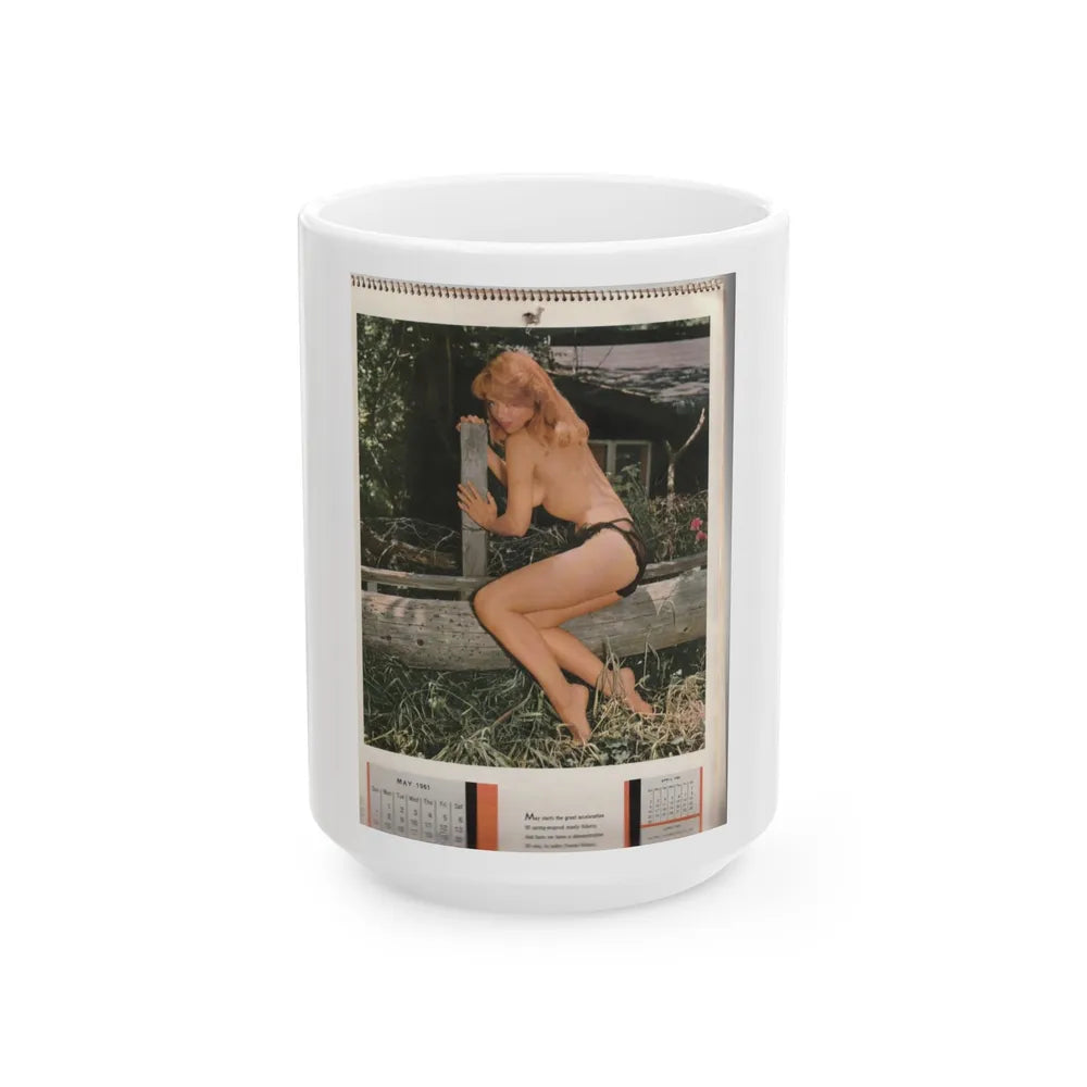 Yvette Vickers #65 (Vintage Female Icon) White Coffee Mug-15oz-Go Mug Yourself