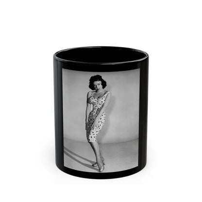 Yvette Vickers #66 (Vintage Female Icon) Black Coffee Mug-11oz-Go Mug Yourself