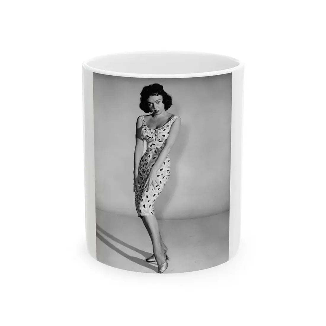Yvette Vickers #66 (Vintage Female Icon) White Coffee Mug 11oz - Go Mug Yourself