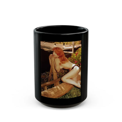 Yvette Vickers #73 (Vintage Female Icon) Black Coffee Mug-15oz-Go Mug Yourself