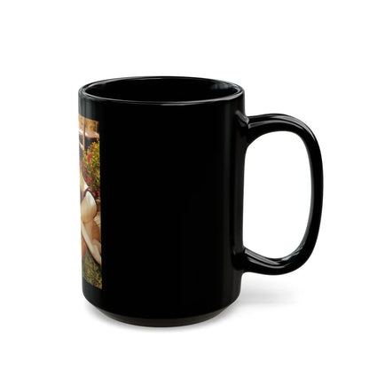 Yvette Vickers #73 (Vintage Female Icon) Black Coffee Mug-Go Mug Yourself