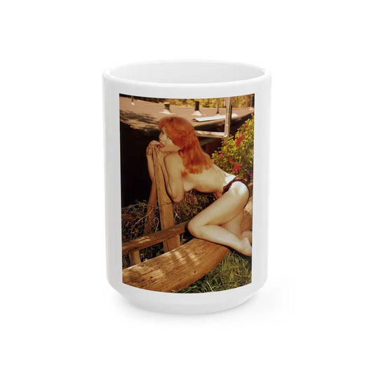 Yvette Vickers #73 (Vintage Female Icon) White Coffee Mug-15oz-Go Mug Yourself