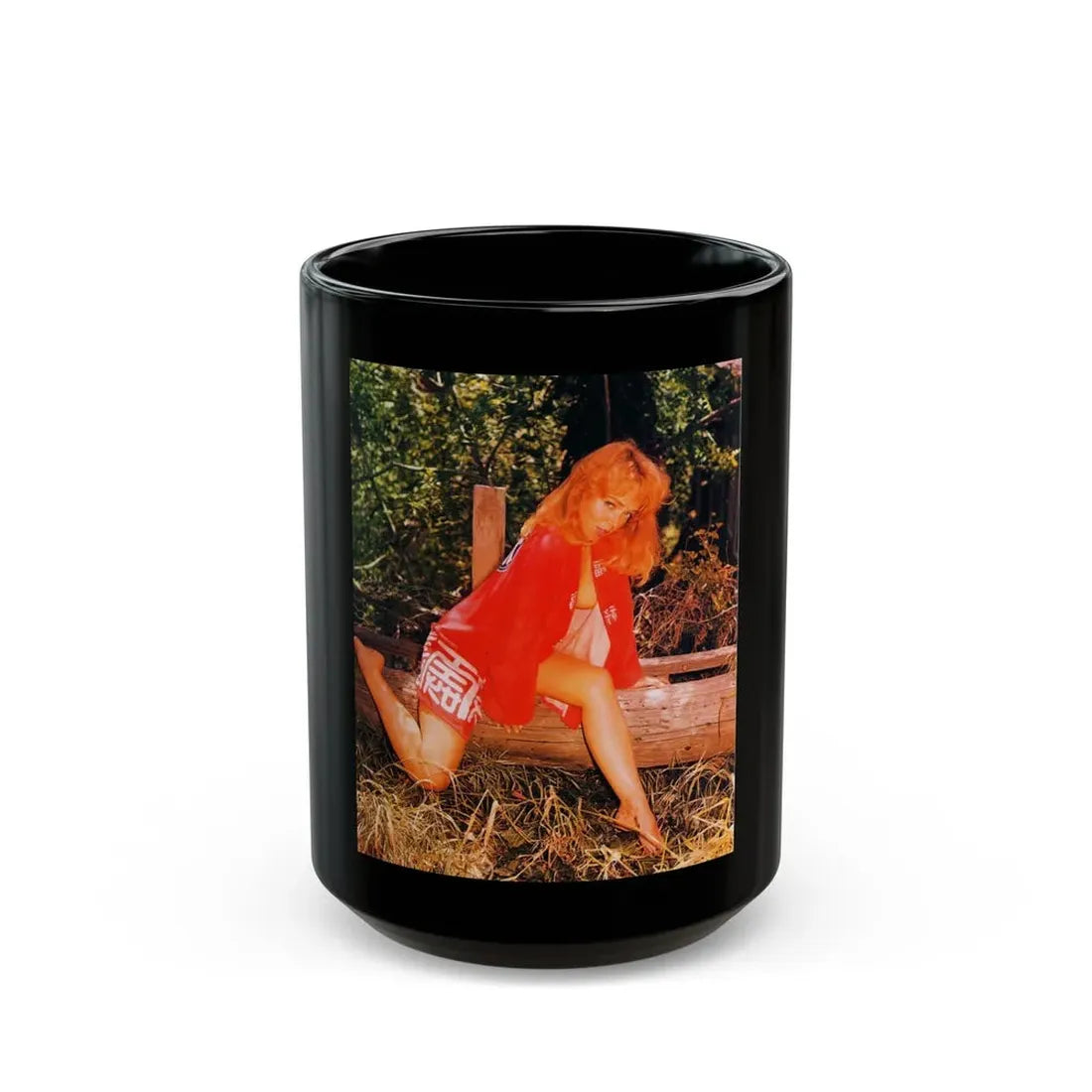 Yvette Vickers #77 (Vintage Female Icon) Black Coffee Mug 15oz - Go Mug Yourself