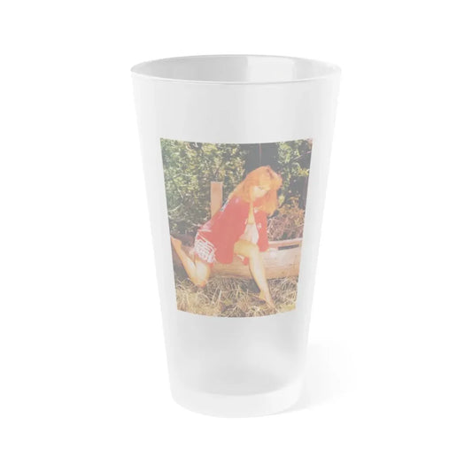 Yvette Vickers #77 (Vintage Female Icon) Frosted Pint Glass 16oz 16oz Frosted - Go Mug Yourself