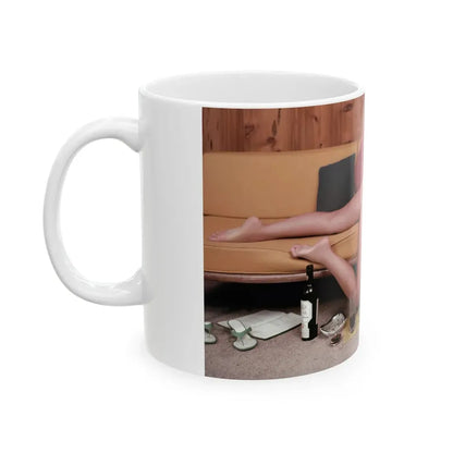 Yvette Vickers #83 (Vintage Female Icon) White Coffee Mug - Go Mug Yourself