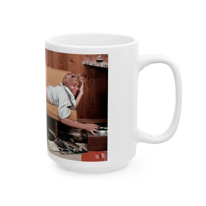 Yvette Vickers #83 (Vintage Female Icon) White Coffee Mug - Go Mug Yourself