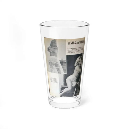 Yvette Vickers #85 (Vintage Female Icon) Pint Glass 16oz 16oz - Go Mug Yourself