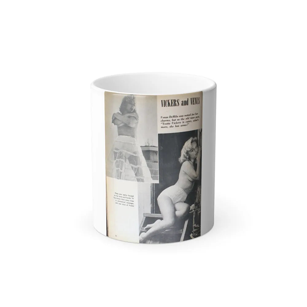 Yvette Vickers #85 (Vintage Female Icons) Color Changing Mug 11oz-11oz-Go Mug Yourself