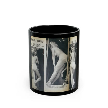 Yvette Vickers #86 (Vintage Female Icon) Black Coffee Mug 11oz - Go Mug Yourself