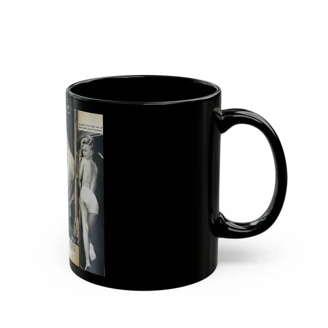 Yvette Vickers #86 (Vintage Female Icon) Black Coffee Mug - Go Mug Yourself