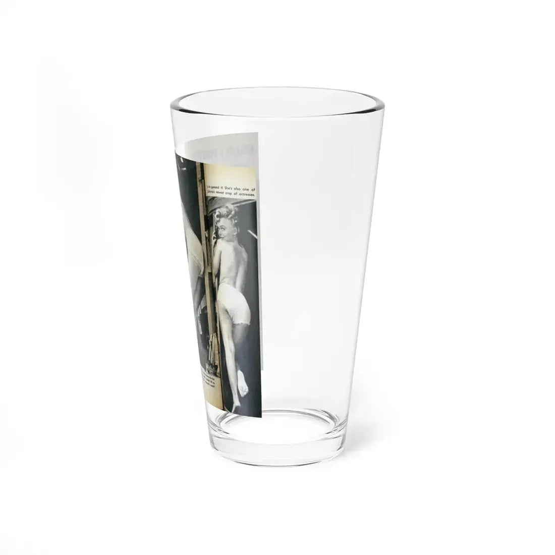 Yvette Vickers #86 (Vintage Female Icon) Pint Glass 16oz - Go Mug Yourself