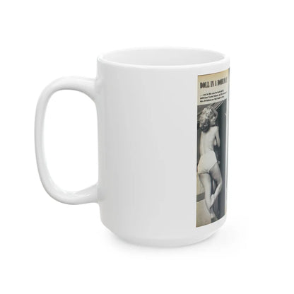 Yvette Vickers #86 (Vintage Female Icon) White Coffee Mug-Go Mug Yourself