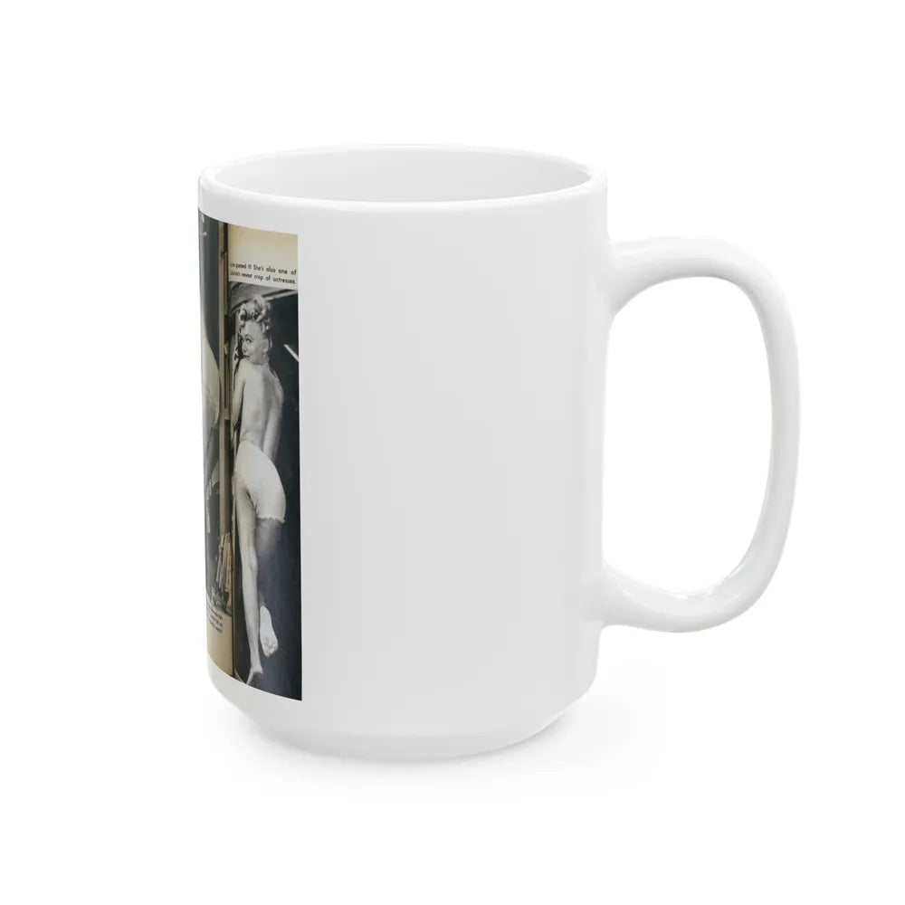 Yvette Vickers #86 (Vintage Female Icon) White Coffee Mug-Go Mug Yourself