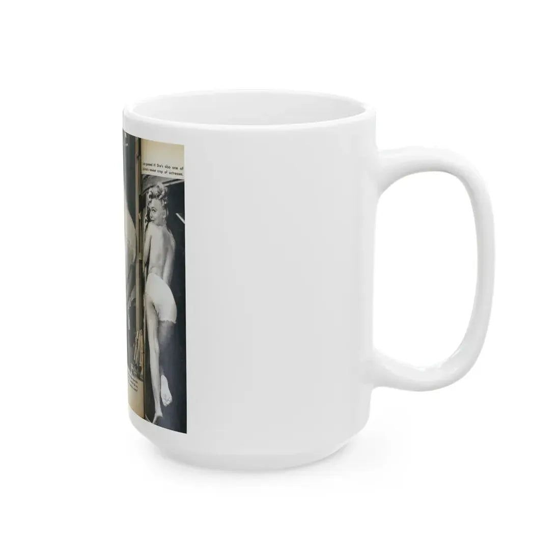 Yvette Vickers #86 (Vintage Female Icon) White Coffee Mug - Go Mug Yourself