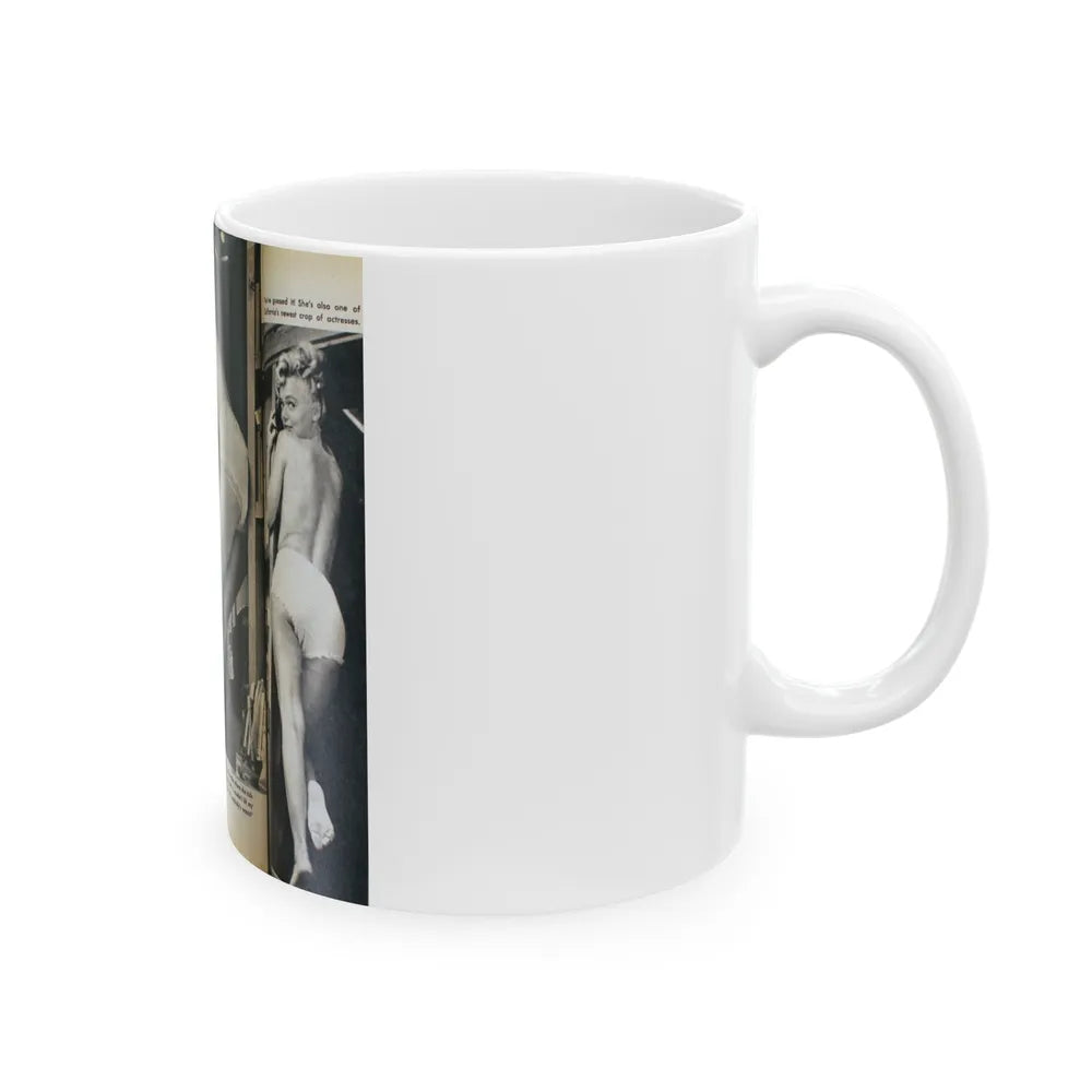 Yvette Vickers #86 (Vintage Female Icon) White Coffee Mug-Go Mug Yourself