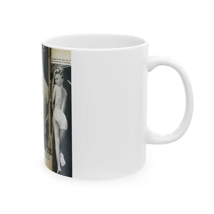 Yvette Vickers #86 (Vintage Female Icon) White Coffee Mug - Go Mug Yourself
