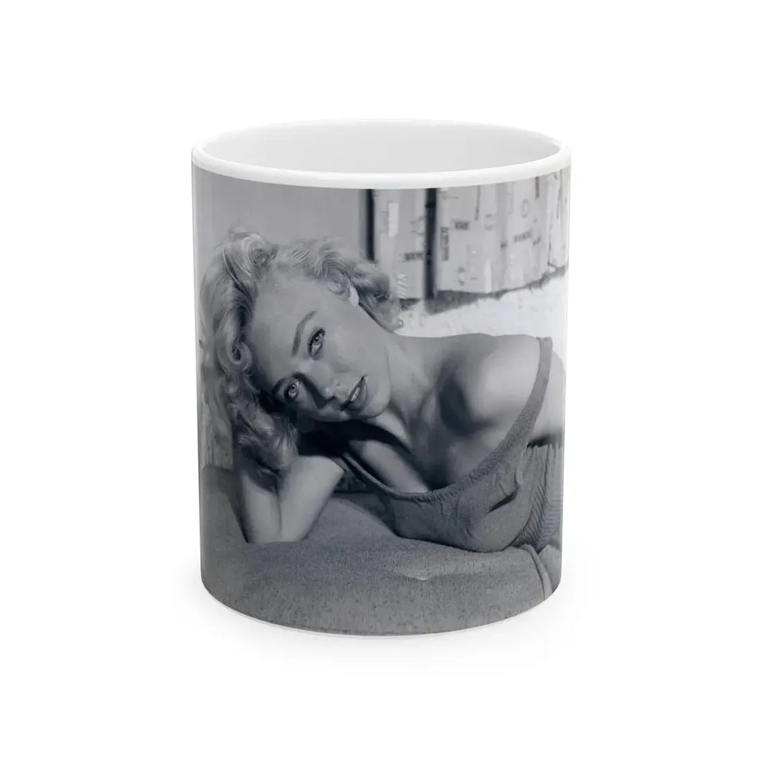 Yvette Vickers #89 (Vintage Female Icon) White Coffee Mug 11oz - Go Mug Yourself