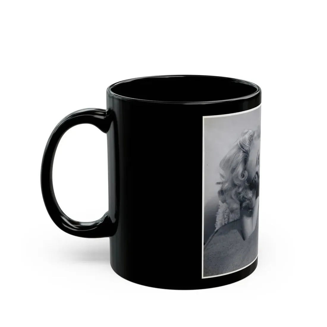 Yvette Vickers #891 (Vintage Female Icon) Black Coffee Mug - Go Mug Yourself