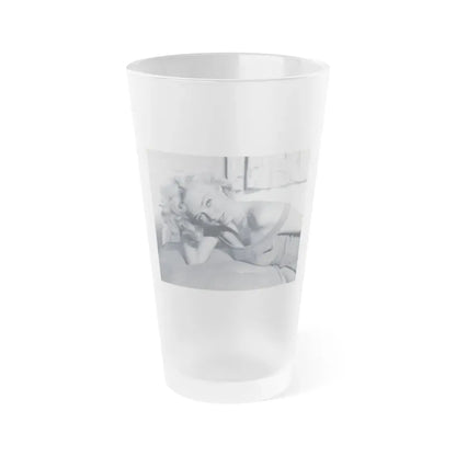 Yvette Vickers #891 (Vintage Female Icon) Frosted Pint Glass 16oz 16oz Frosted - Go Mug Yourself