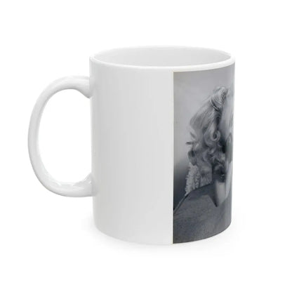 Yvette Vickers #891 (Vintage Female Icon) White Coffee Mug - Go Mug Yourself