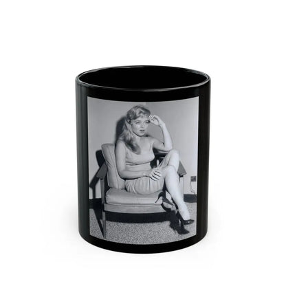 Yvette Vickers #90 (Vintage Female Icon) Black Coffee Mug 11oz - Go Mug Yourself