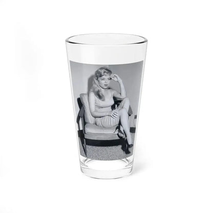 Yvette Vickers #90 (Vintage Female Icon) Pint Glass 16oz 16oz - Go Mug Yourself