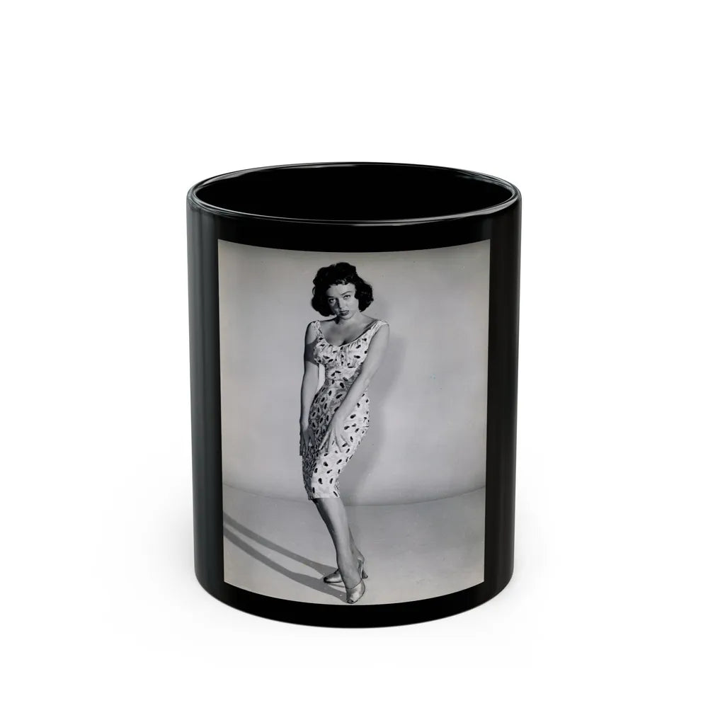 Yvette Vickers #91 (Vintage Female Icon) Black Coffee Mug-11oz-Go Mug Yourself