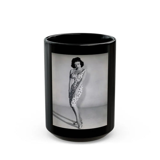 Yvette Vickers #91 (Vintage Female Icon) Black Coffee Mug-15oz-Go Mug Yourself