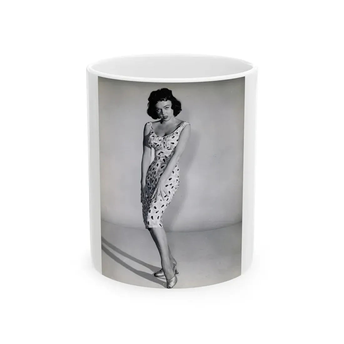 Yvette Vickers #91 (Vintage Female Icon) White Coffee Mug 11oz - Go Mug Yourself