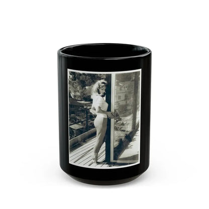 Yvette Vickers #93 (Vintage Female Icon) Black Coffee Mug 15oz - Go Mug Yourself