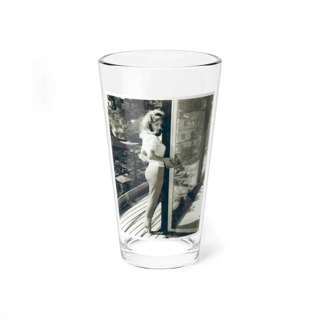 Yvette Vickers #93 (Vintage Female Icon) Pint Glass 16oz 16oz - Go Mug Yourself