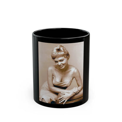 Yvette Vickers #94 (Vintage Female Icon) Black Coffee Mug-11oz-Go Mug Yourself