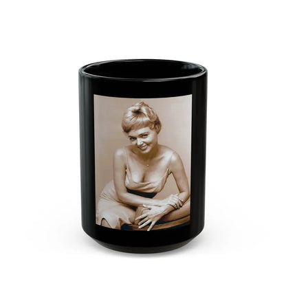 Yvette Vickers #94 (Vintage Female Icon) Black Coffee Mug 15oz - Go Mug Yourself