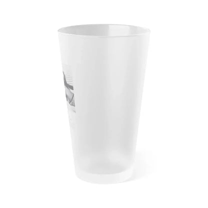 Yvette Vickers #96 (Vintage Female Icon) Frosted Pint Glass 16oz - Go Mug Yourself