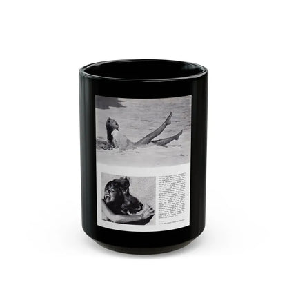 Yvette Vickers #97 (Vintage Female Icon) Black Coffee Mug 15oz - Go Mug Yourself
