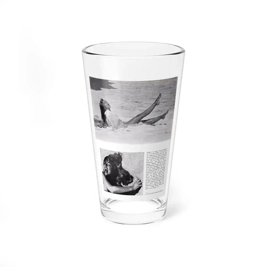 Yvette Vickers #97 (Vintage Female Icon) Pint Glass 16oz 16oz - Go Mug Yourself