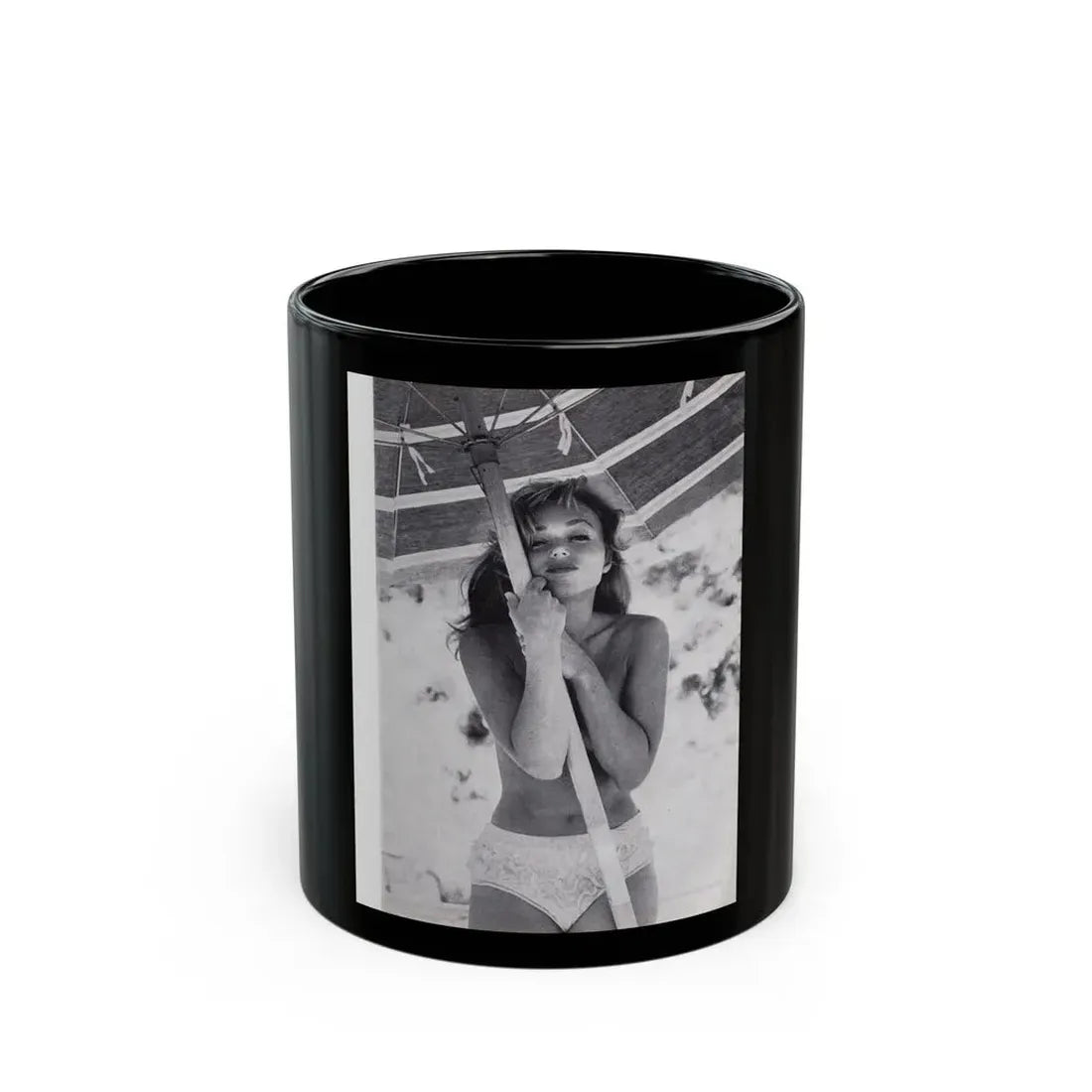 Yvette Vickers #98 (Vintage Female Icon) Black Coffee Mug 11oz - Go Mug Yourself