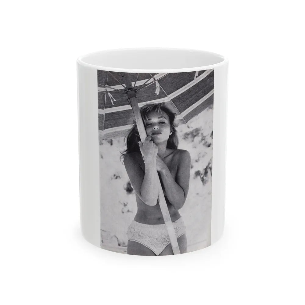 Yvette Vickers #98 (Vintage Female Icon) White Coffee Mug-11oz-Go Mug Yourself