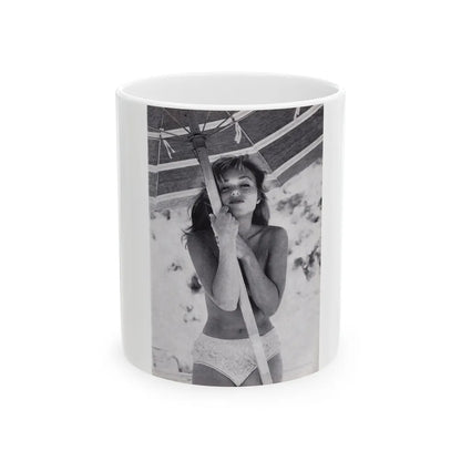 Yvette Vickers #98 (Vintage Female Icon) White Coffee Mug-11oz-Go Mug Yourself