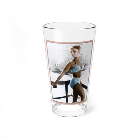 Yvonne Craig #02 (Vintage Female Icon) Pint Glass 16oz 16oz - Go Mug Yourself