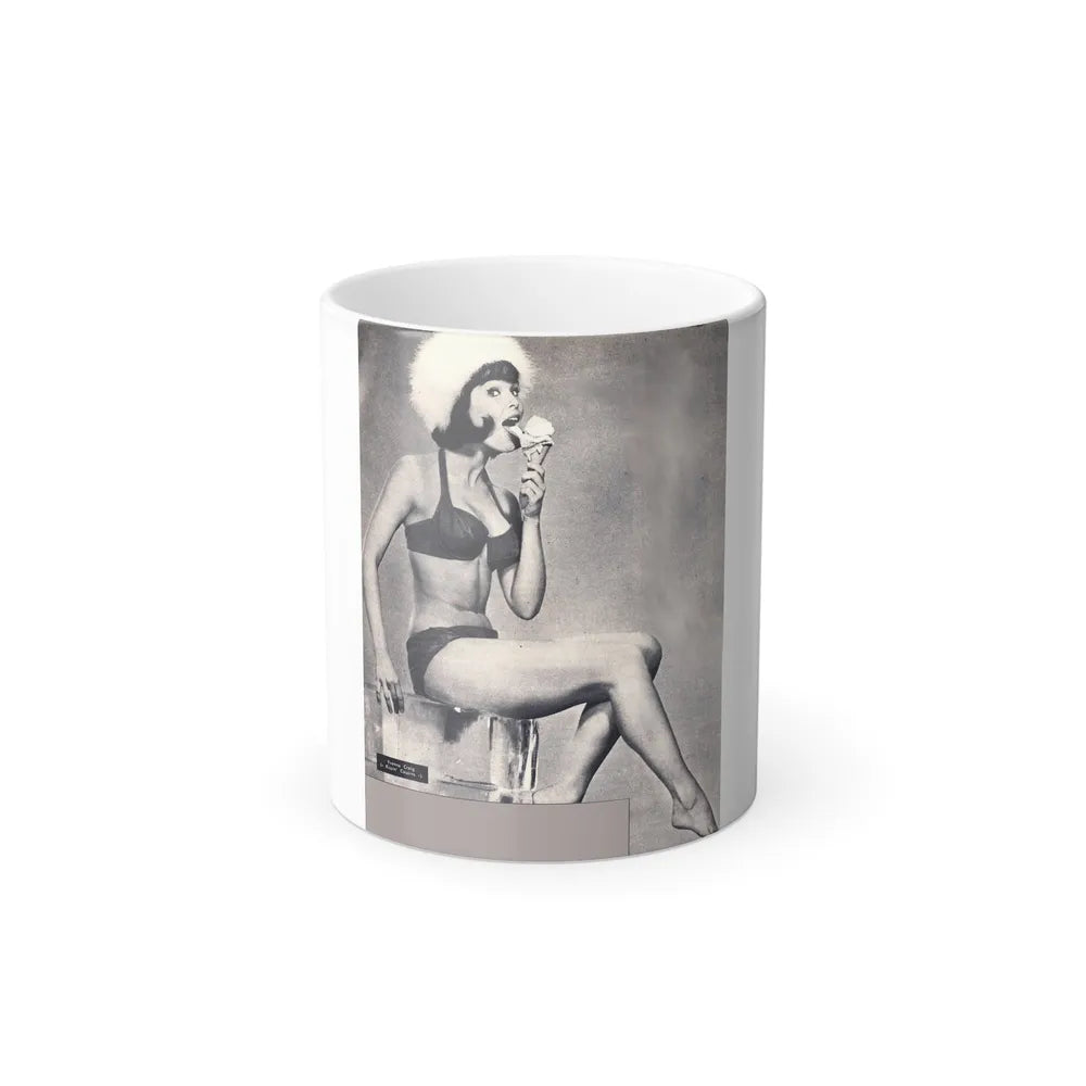 Yvonne Craig #09 (Vintage Female Icons) Color Changing Mug 11oz-11oz-Go Mug Yourself
