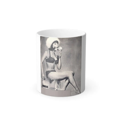 Yvonne Craig #09 (Vintage Female Icons) Color Changing Mug 11oz-11oz-Go Mug Yourself