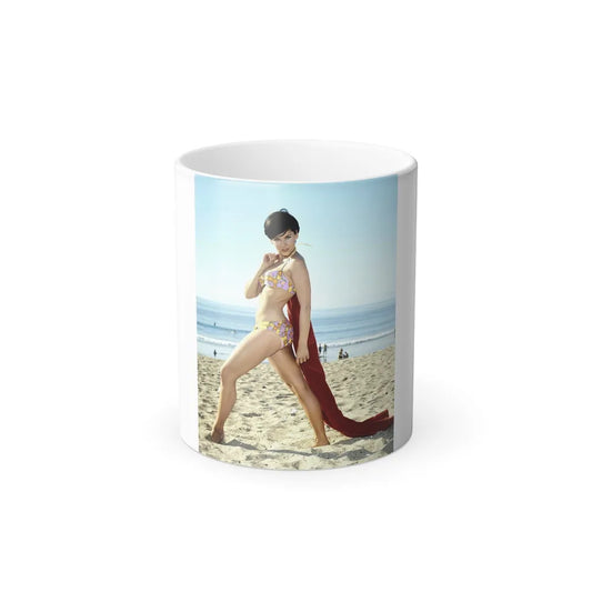 Yvonne Craig #100 (Vintage Female Icons) Color Changing Mug 11oz-11oz-Go Mug Yourself
