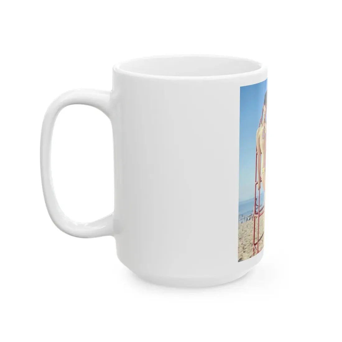 Yvonne Craig #110 (Vintage Female Icon) White Coffee Mug - Go Mug Yourself