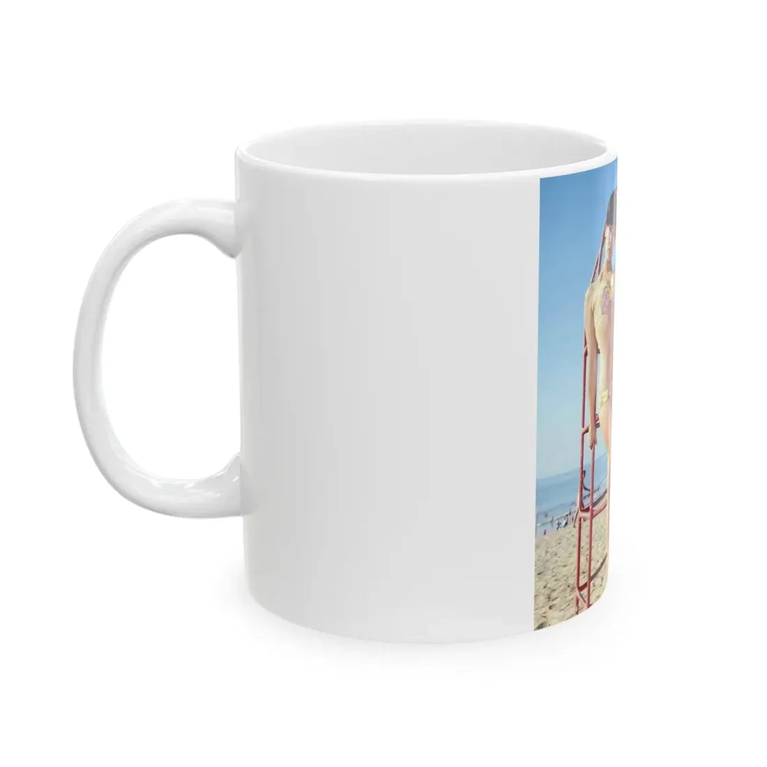 Yvonne Craig #110 (Vintage Female Icon) White Coffee Mug - Go Mug Yourself